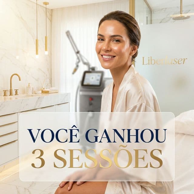 Liberlaser Promo - Ganhe 3 Sessões